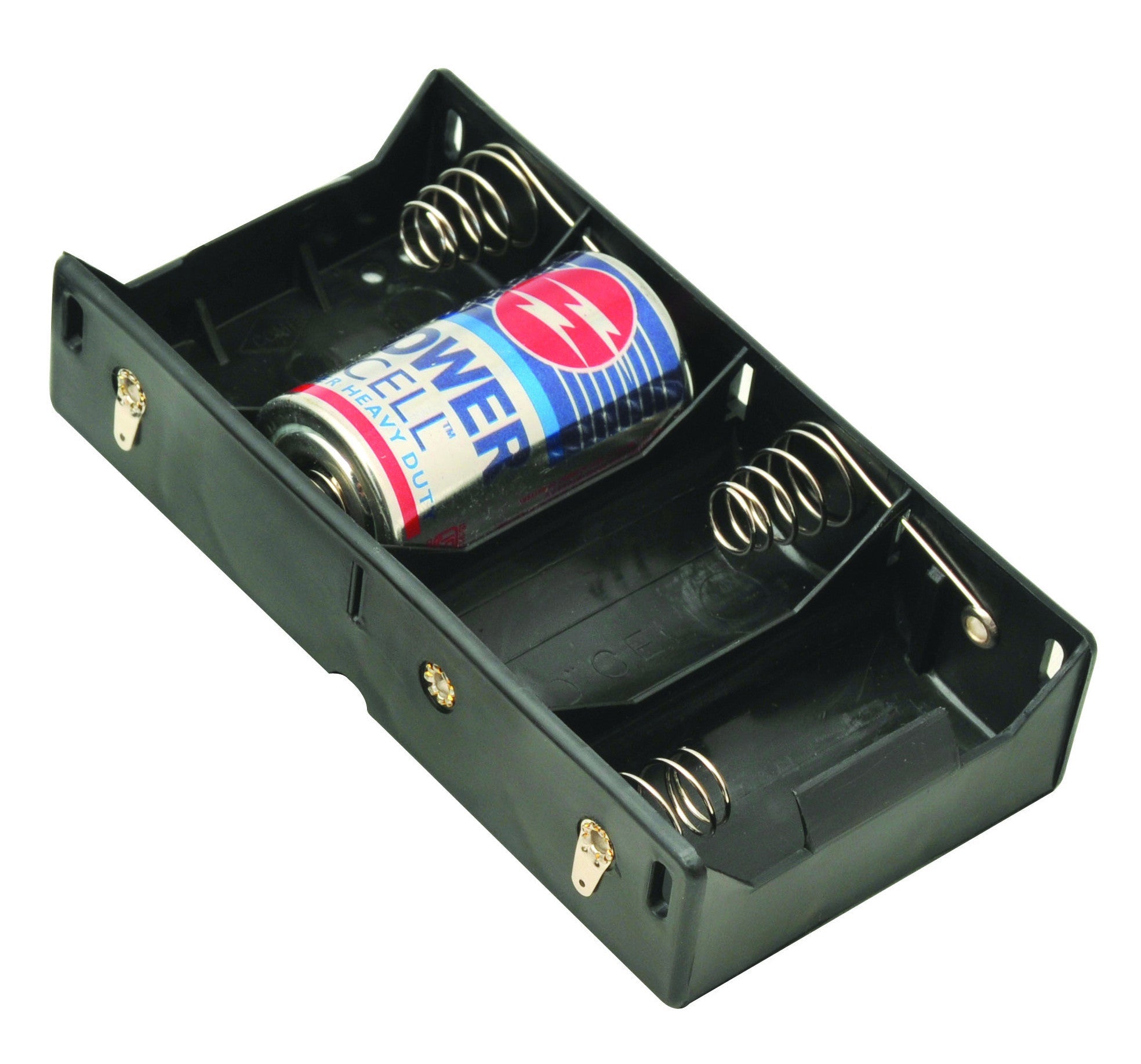 4-Cell D-Size Battery Holder