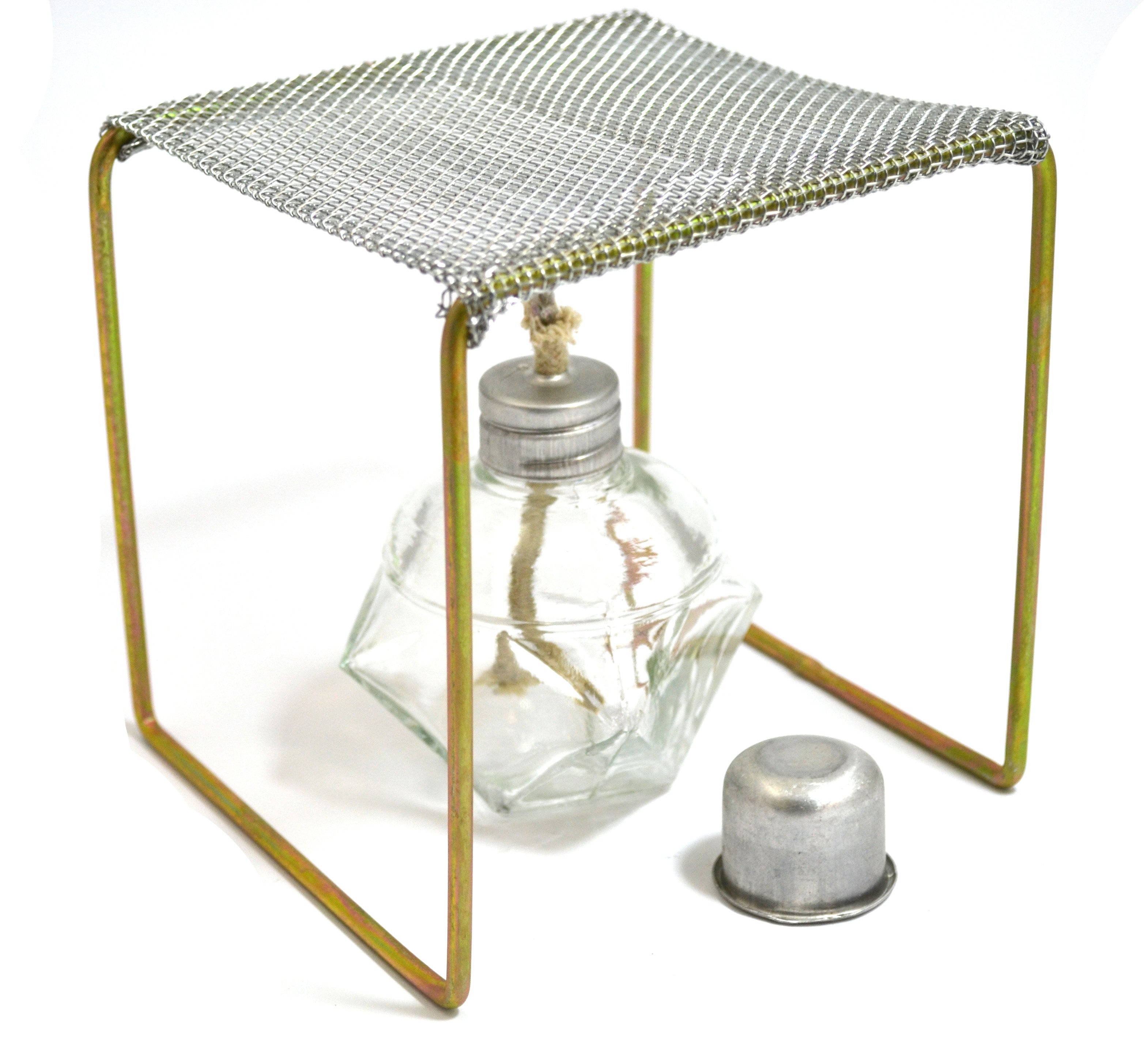Alcohol Burner with Stand Starter Set, 5 x 5 x 5"