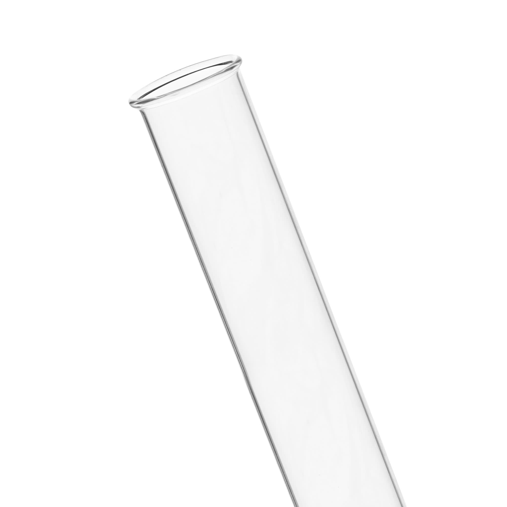 50-Pack Heavy-Wall Test Tubes with Beaded Rim, 50mL, Borosilicate Glass