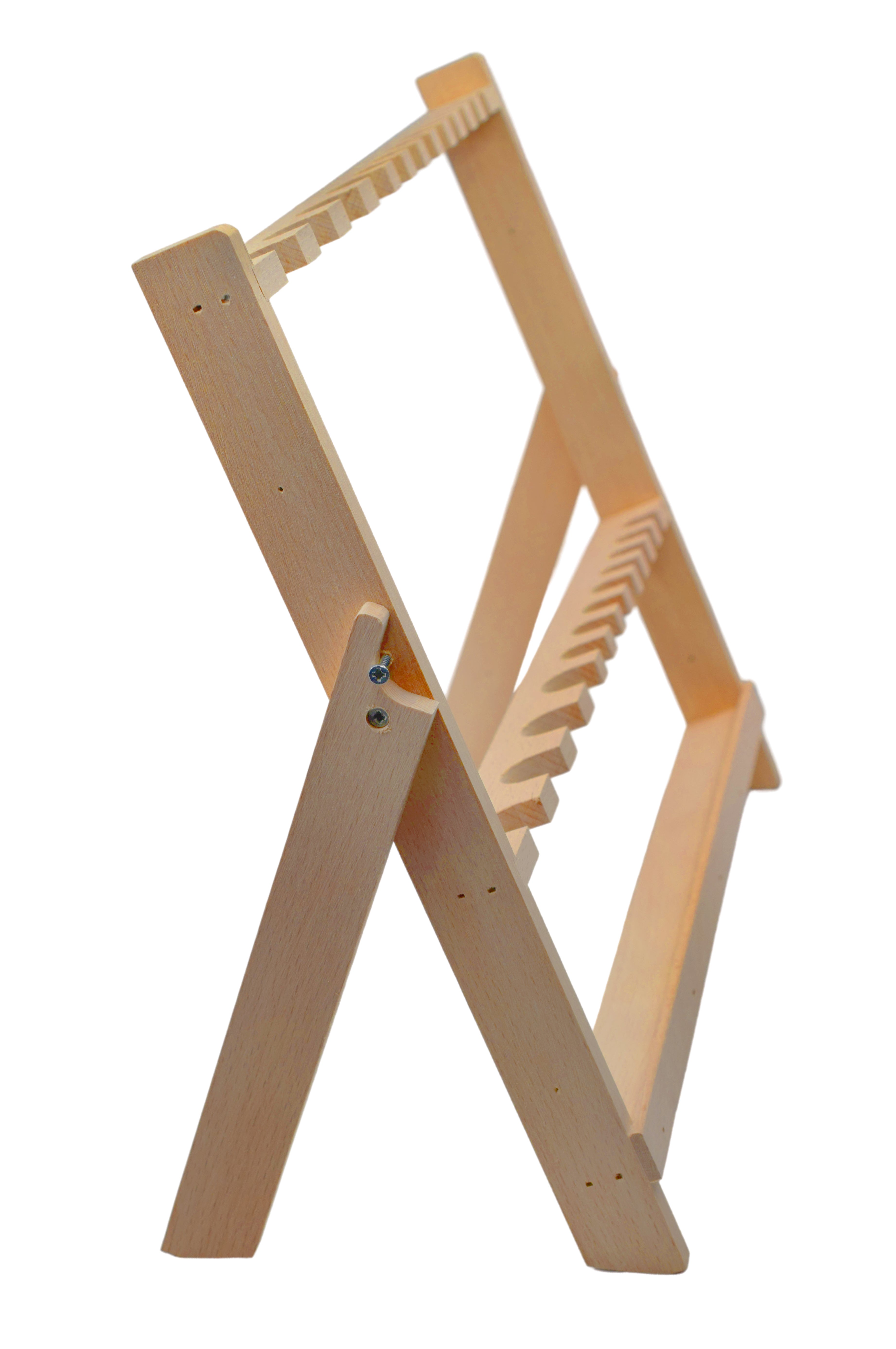 Wooden Pipette Rack for 12 Pipettes, Vertical, 14.75"