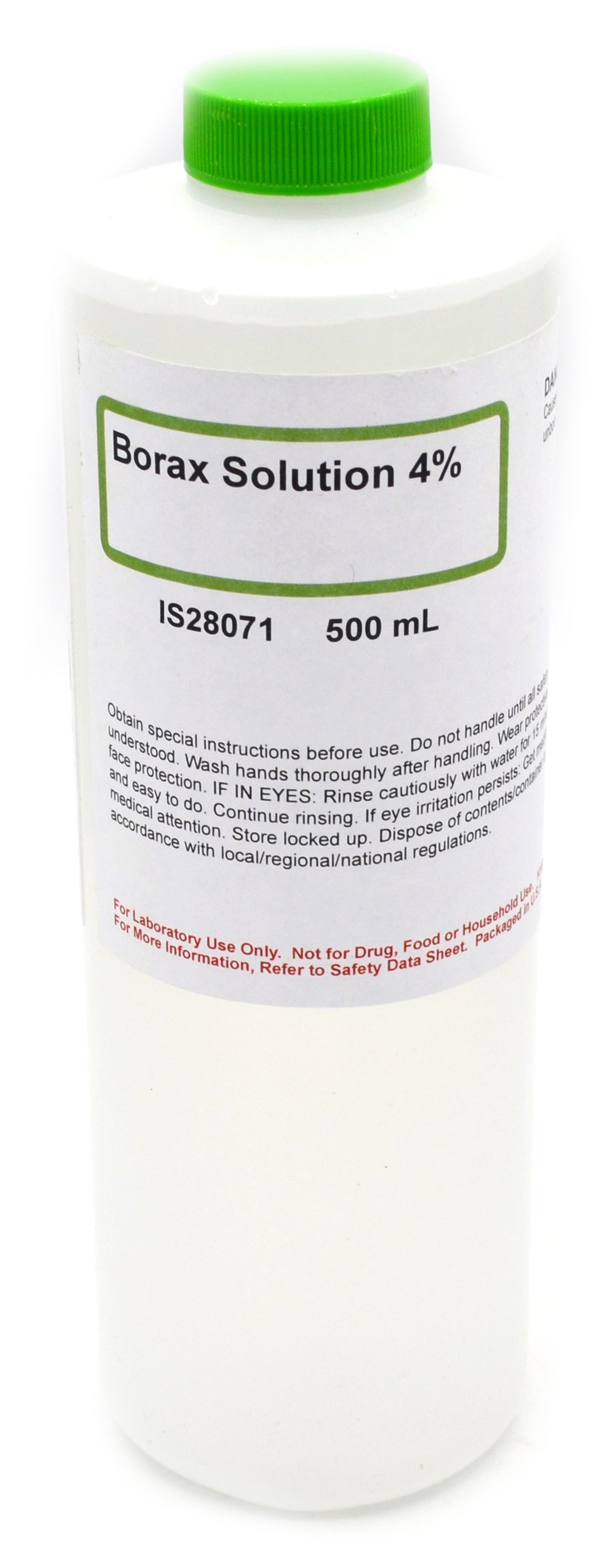 Laboratory Grade 4% Borax Solution, 500mL
