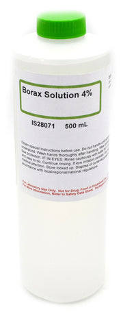 Laboratory Grade 4% Borax Solution, 500mL