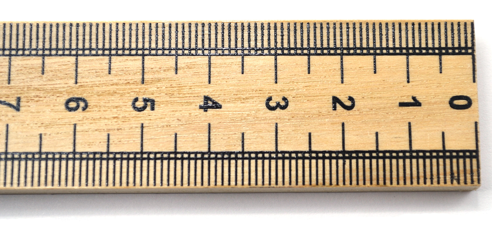 Hardwood Half Meter Stick with Vertical Reading