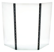 3-Panel Polycarbonate Safety Barrier, 24" Height