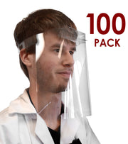 Emergency PET Face Shield, 100-Pack