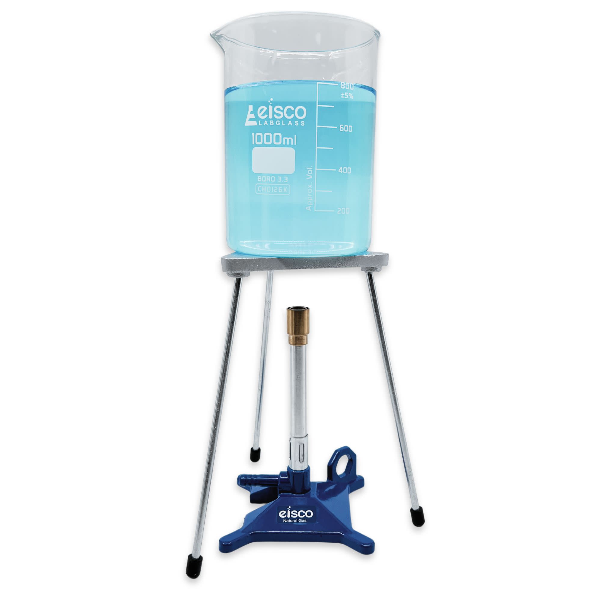12cm Triangular Lab Tripod with Removable Legs, 8.25" Tall