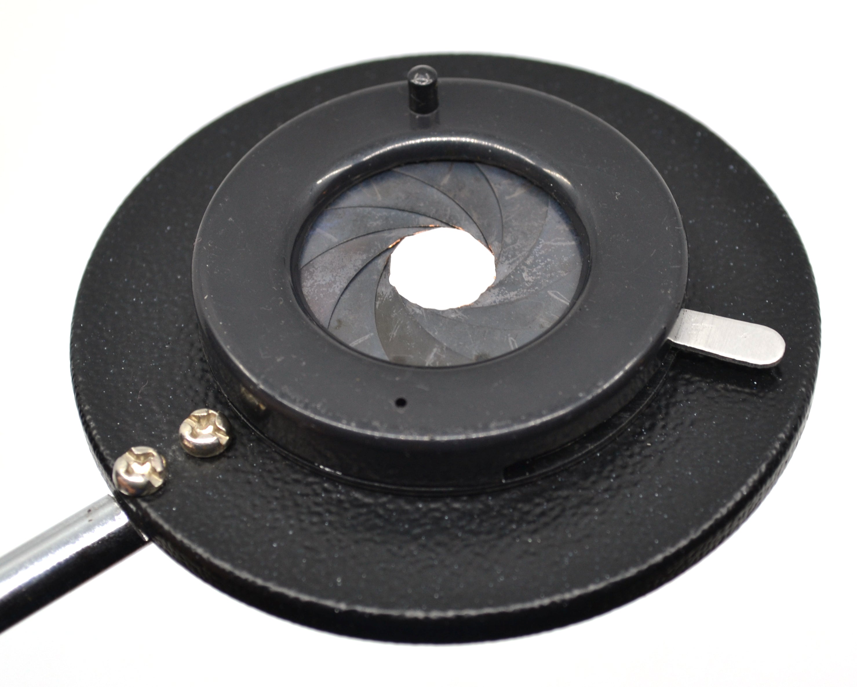 Iris Diaphragm with Adjustable Aperture, 3" Outer, 30mm Max