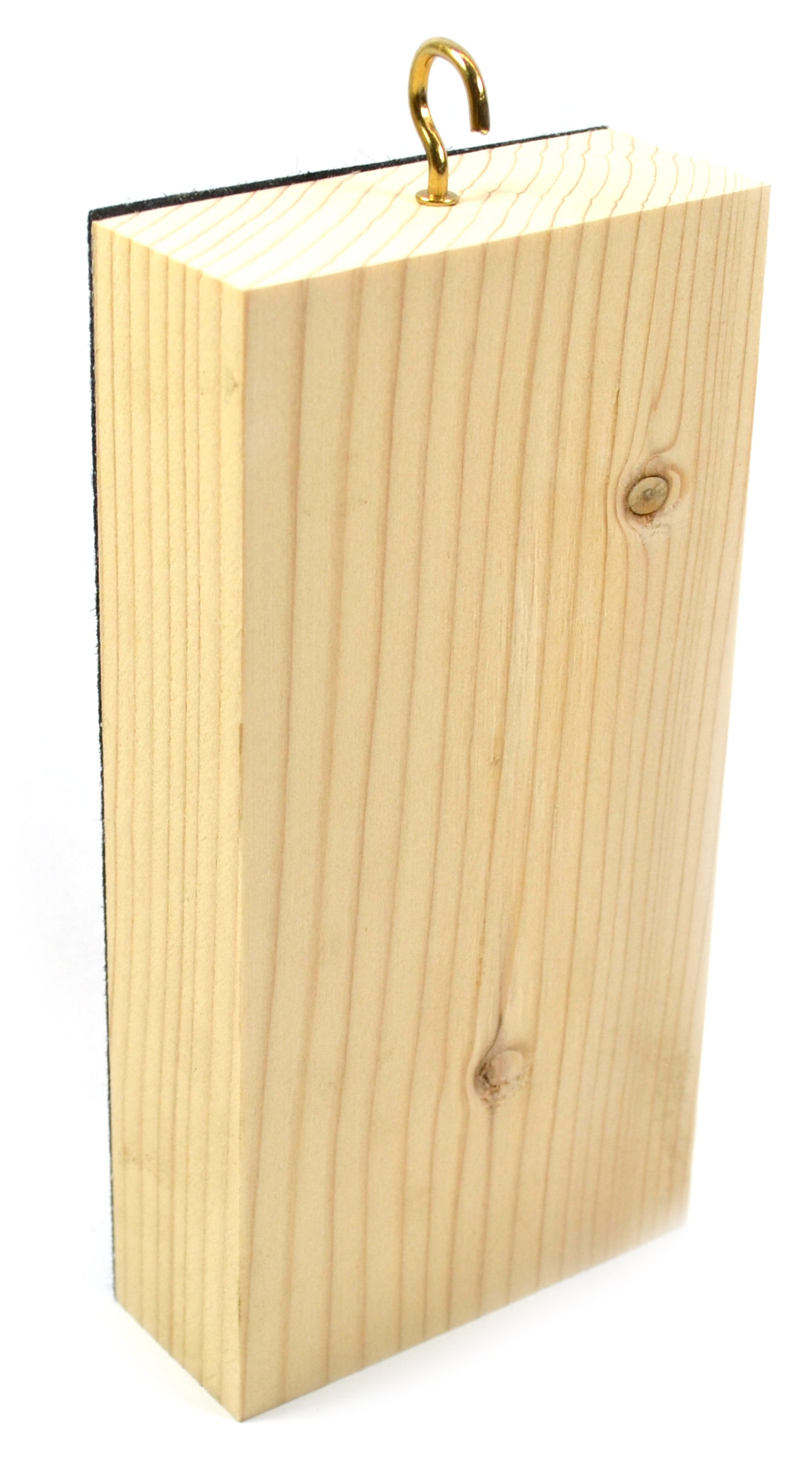 Wooden Friction Block with Felt Surface, 6 x 3 x 1.25"