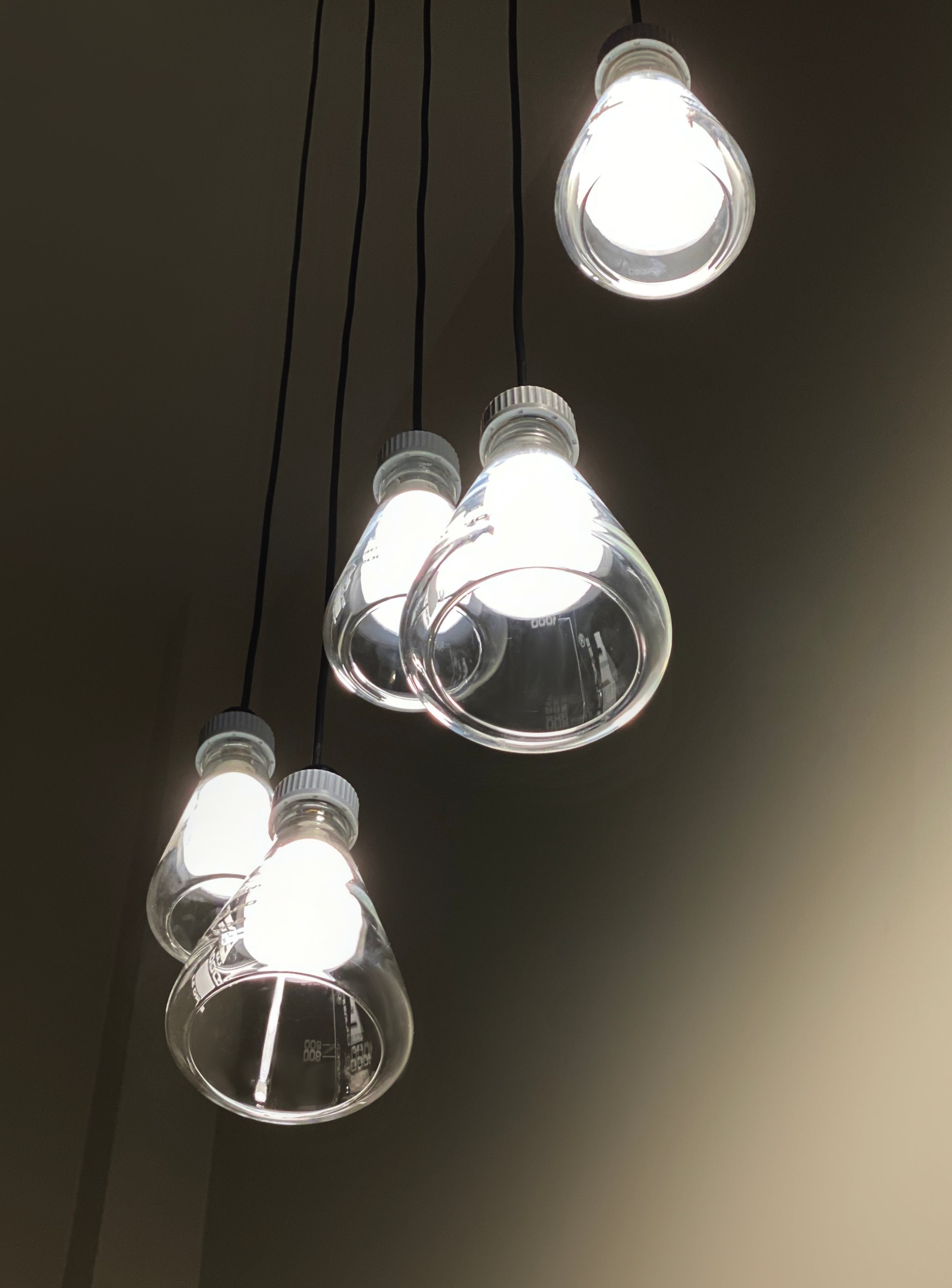 Build-Your-Own Erlenmeyer Flask Pendant Light Kit with Socket and 13ft Cable