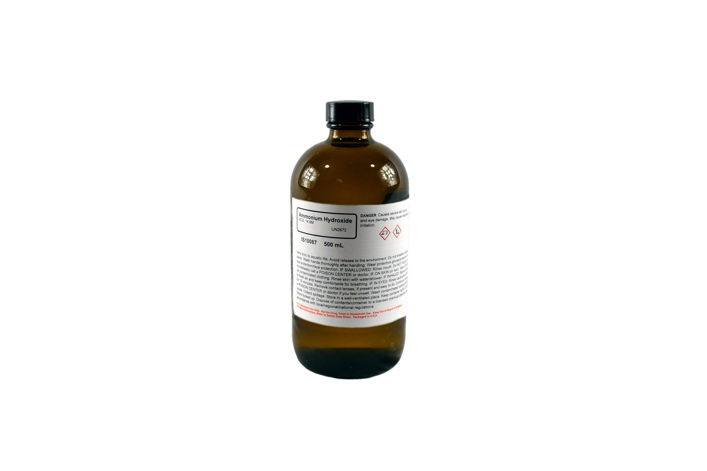Ammonium Hydroxide Solution, 28-30%, 500mL, ACS Grade