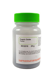 Laboratory Grade Cupric Oxide Black Powder, 25g