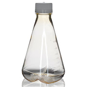 Sterile Polycarbonate Erlenmeyer Flask with Baffled Bottom, 1L