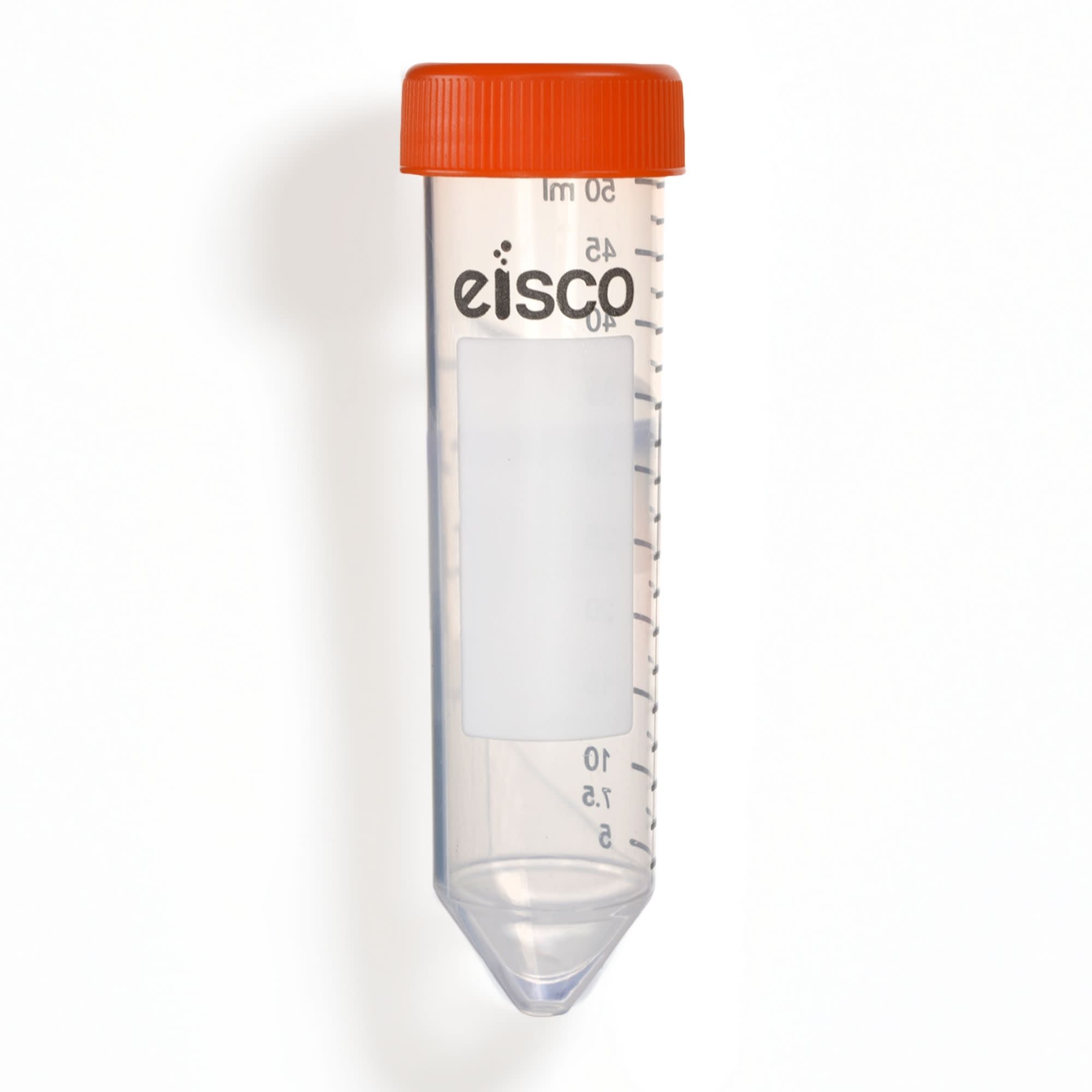25-Pack Sterile Polypropylene Centrifuge Tubes with Flat Cap, 50mL