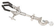 Three-Finger Lab Clamp with Bosshead, PVC-Coated, up to 3.5"