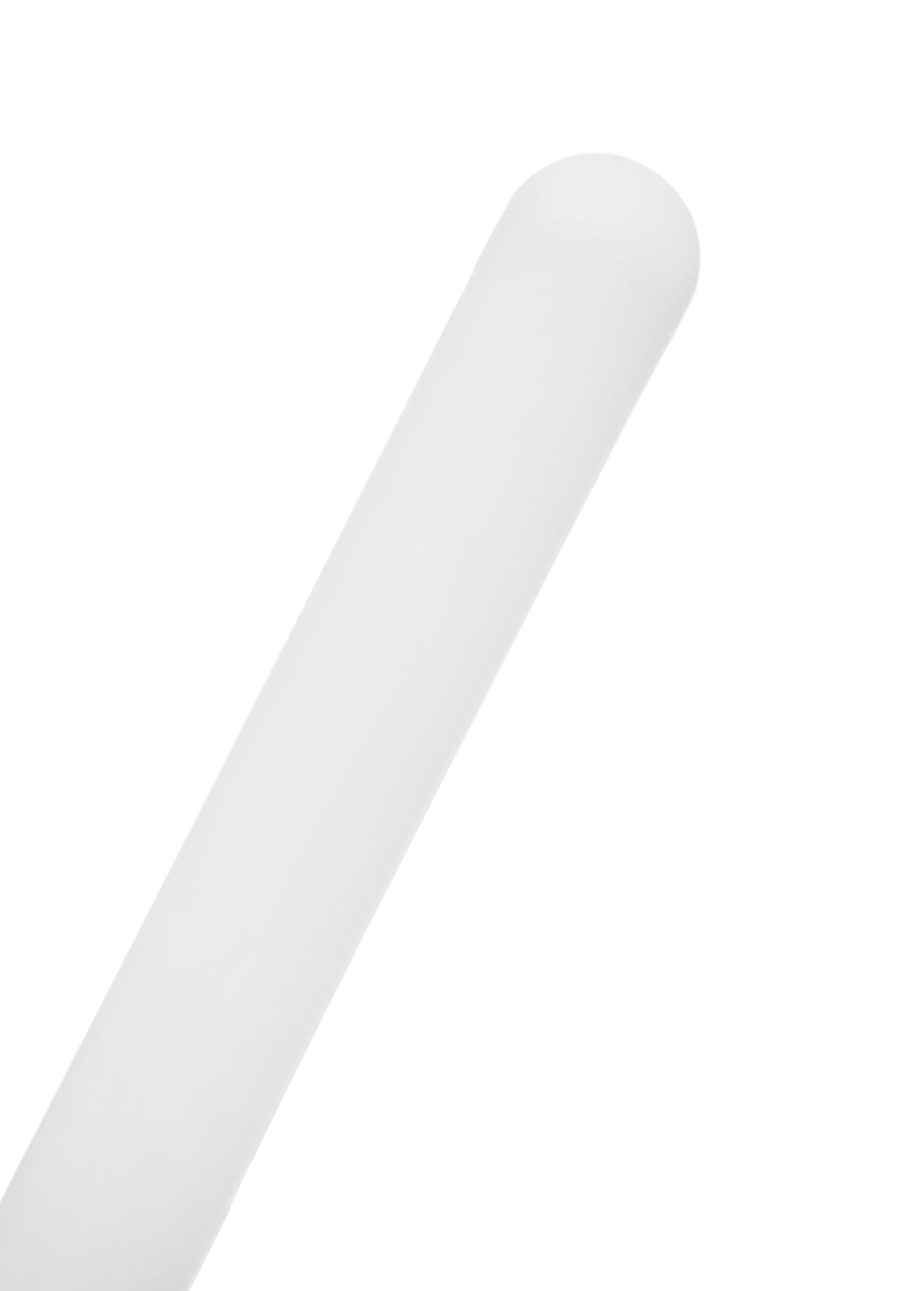 9.8" Polypropylene Stirring Rods with Rounded Ends, 10mm, 12-Pack