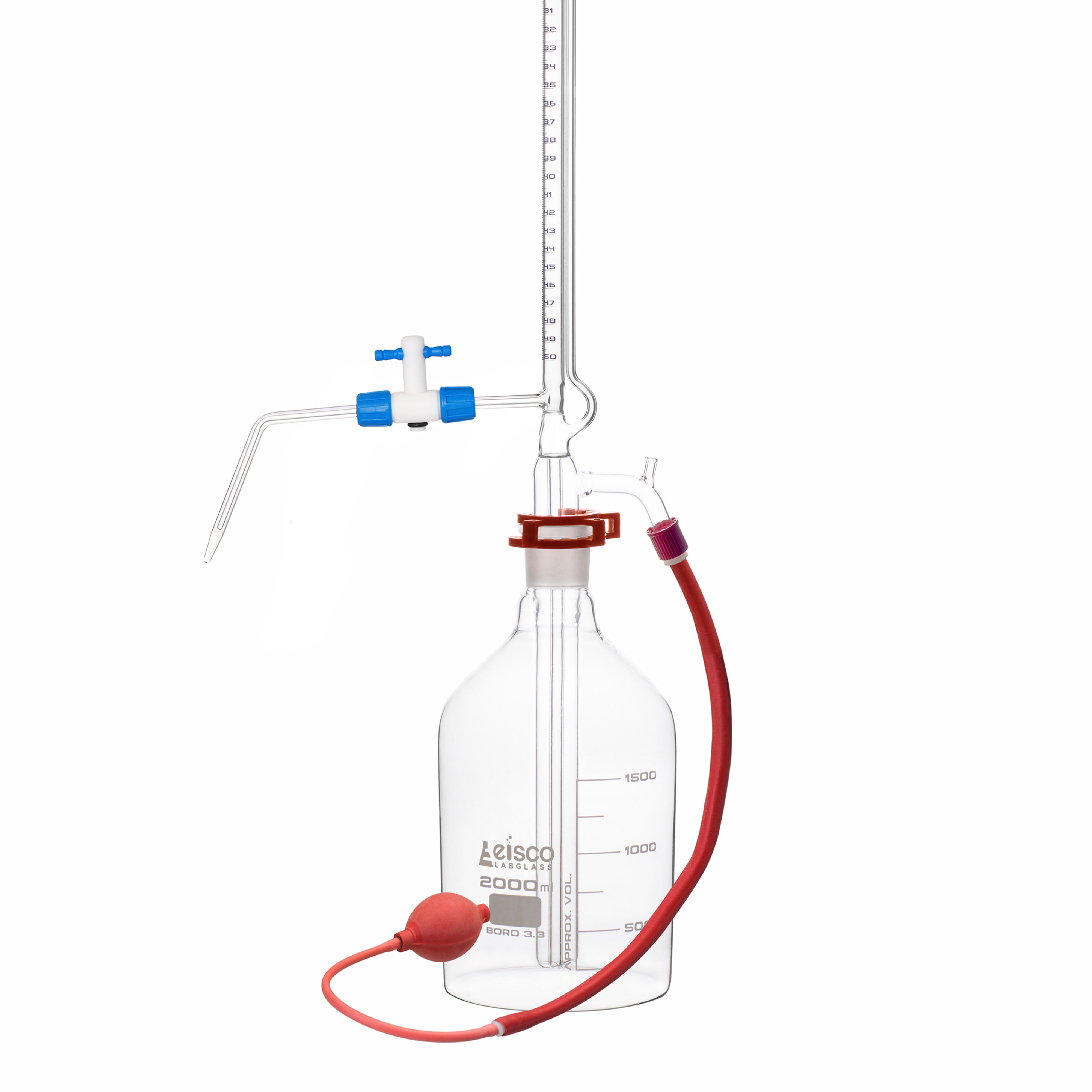 Automatic Zero Burette, 50mL - Class A - Borosilicate Glass