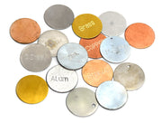 Metal Identification Disc Set, 16 Discs, 8 Metals