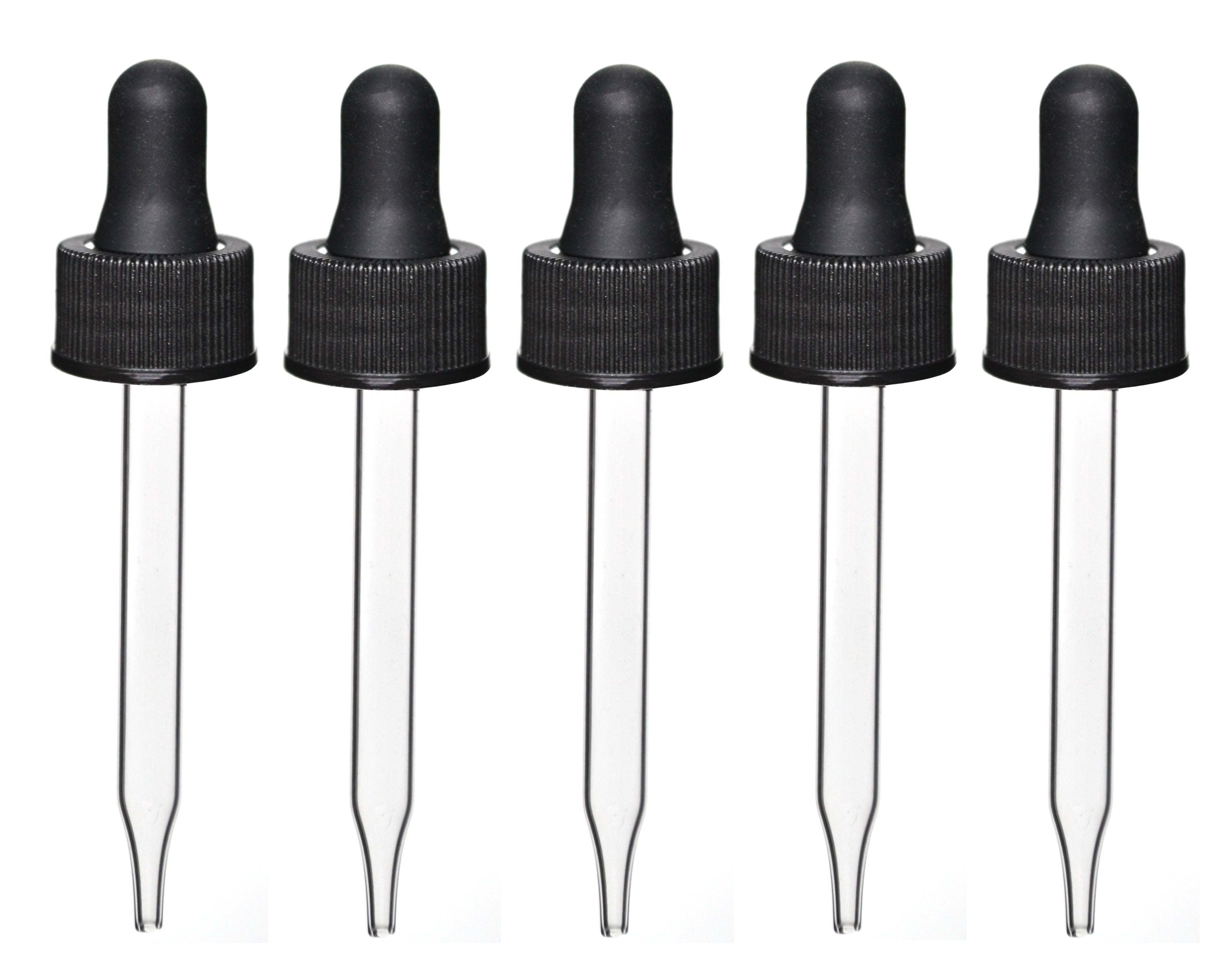 Glass Dropper with Screw Cap and Rubber Bulb, 1.5mL