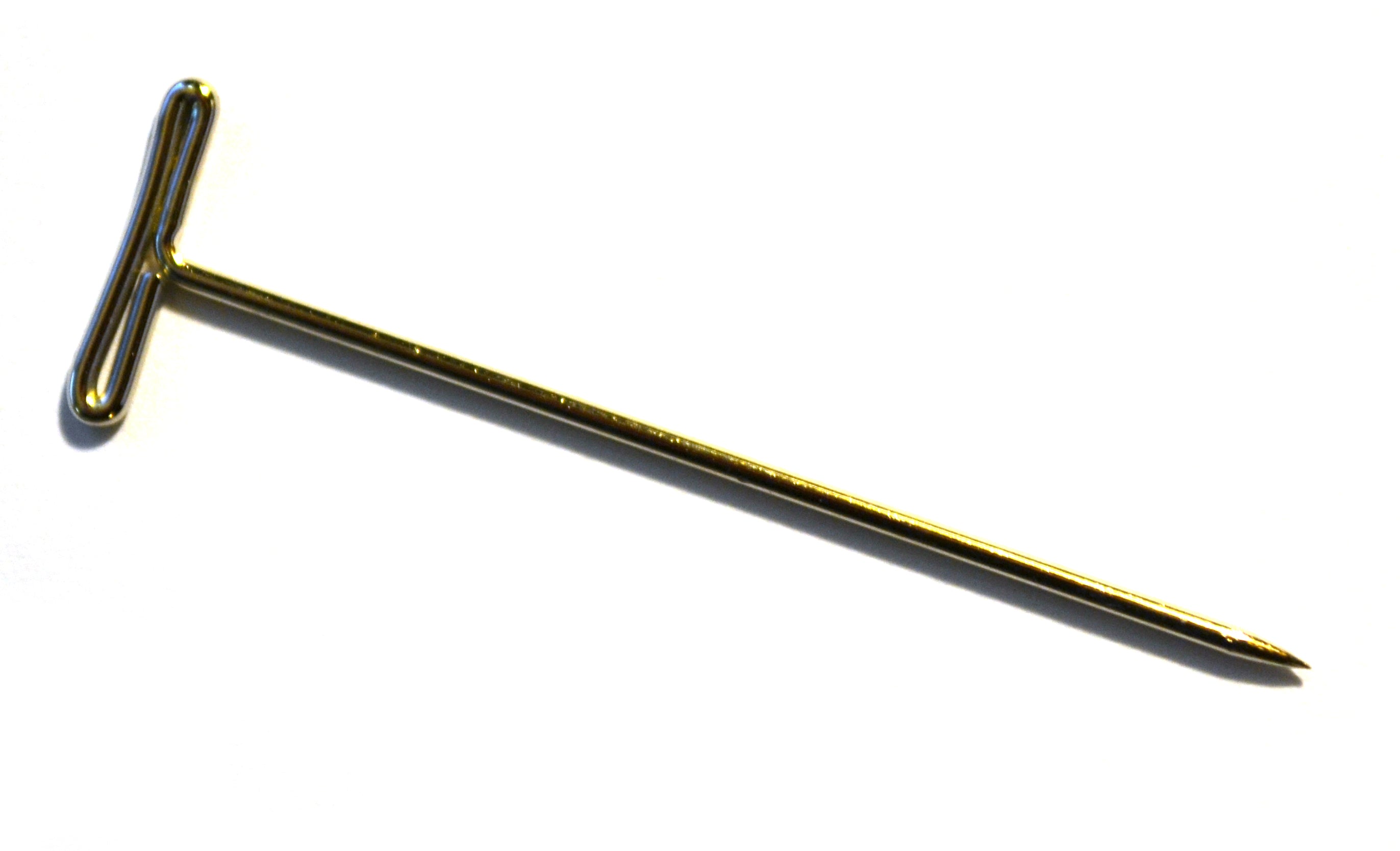 100-Pack Nickel-Plated Dissection T-Pins, 2 inch