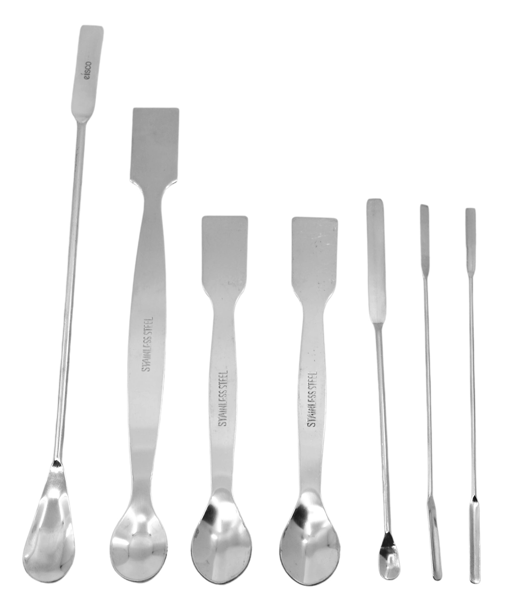 15-Piece Stainless Steel Scoop and Spatula Set
