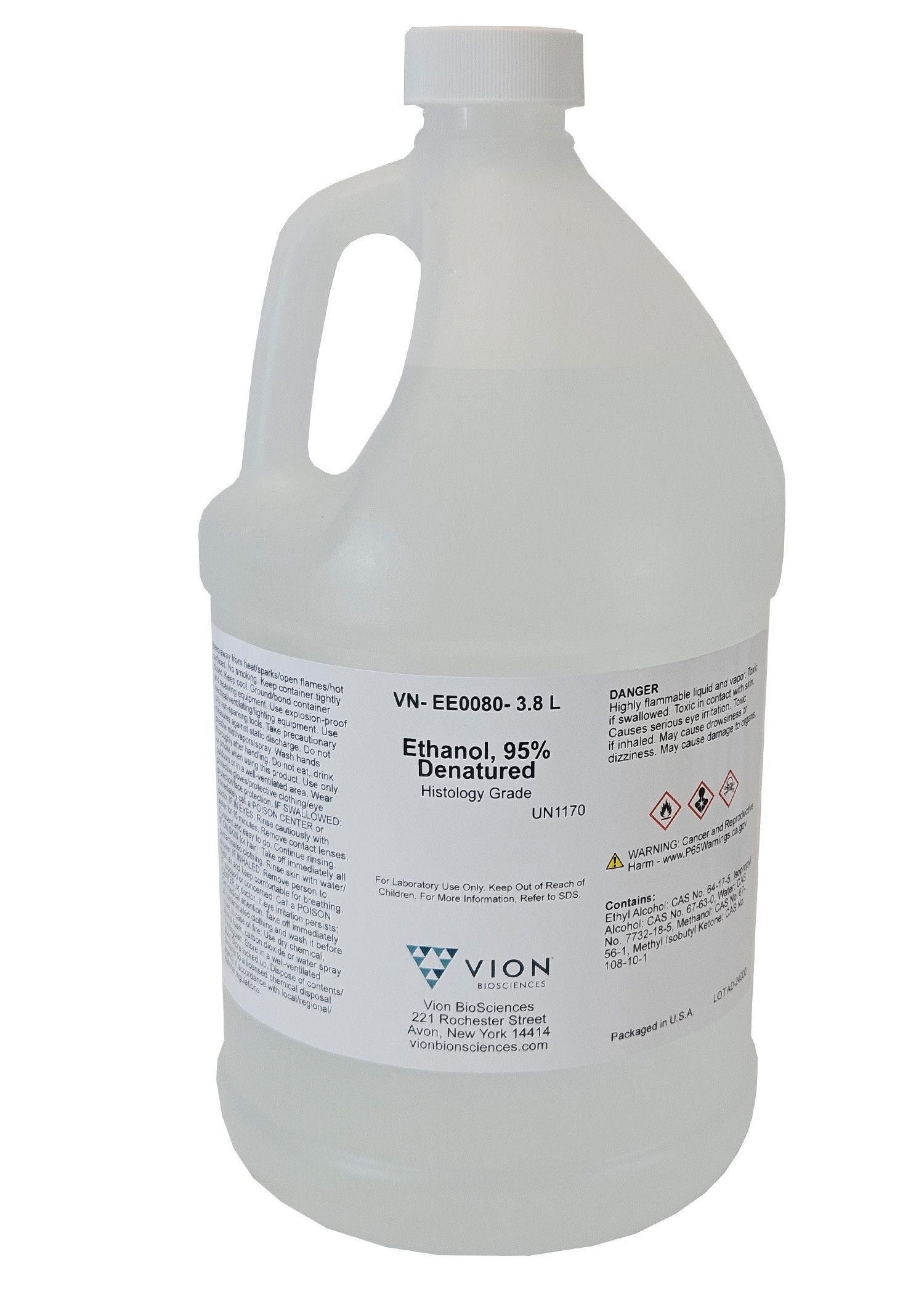 Ethanol 95% Denatured, Histology Grade