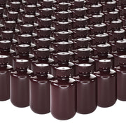 500-Bulk Pack Amber Narrow Mouth HDPE Reagent Bottles for Light-Sensitive Substances, 125mL, -100 to 120°C