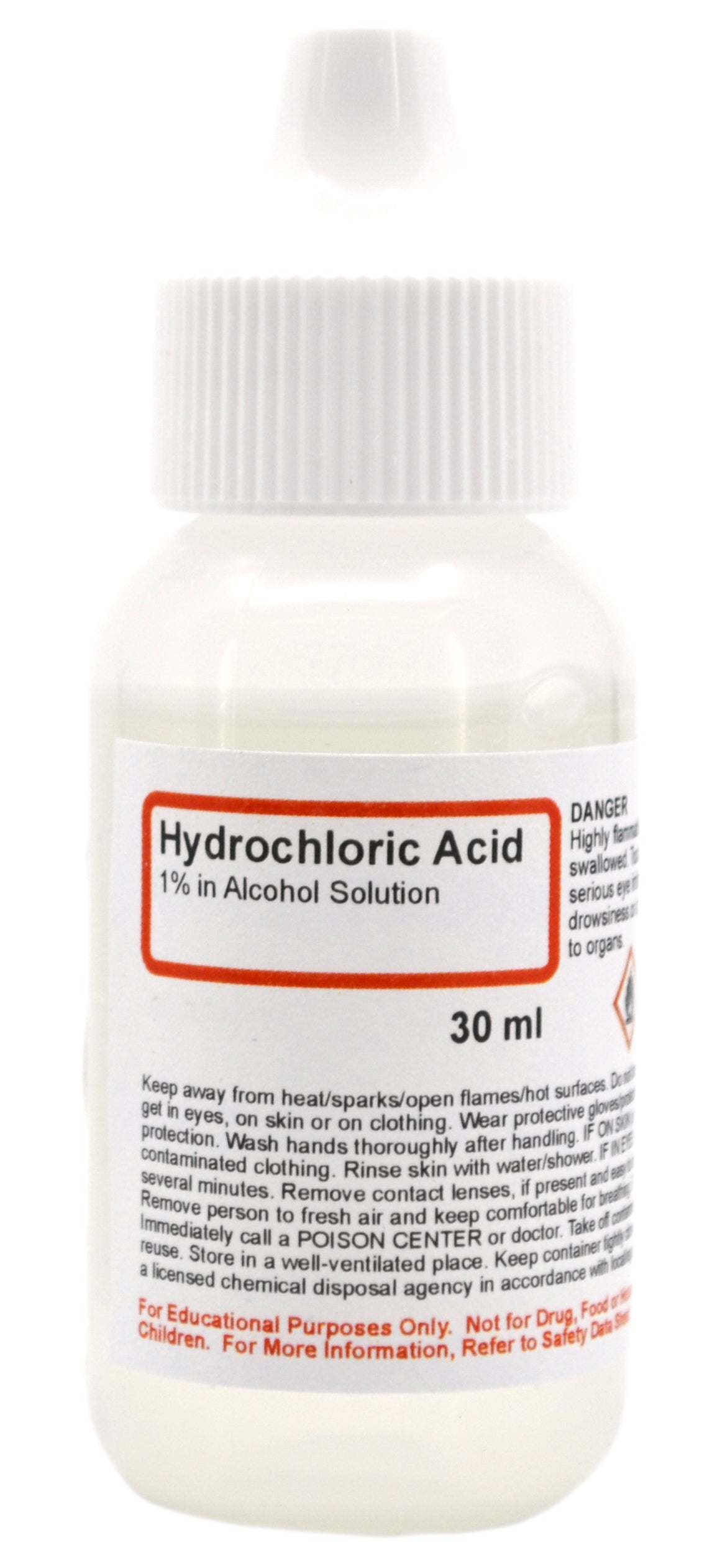1% Hydrochloric Acid in Alcohol Solution, 30mL