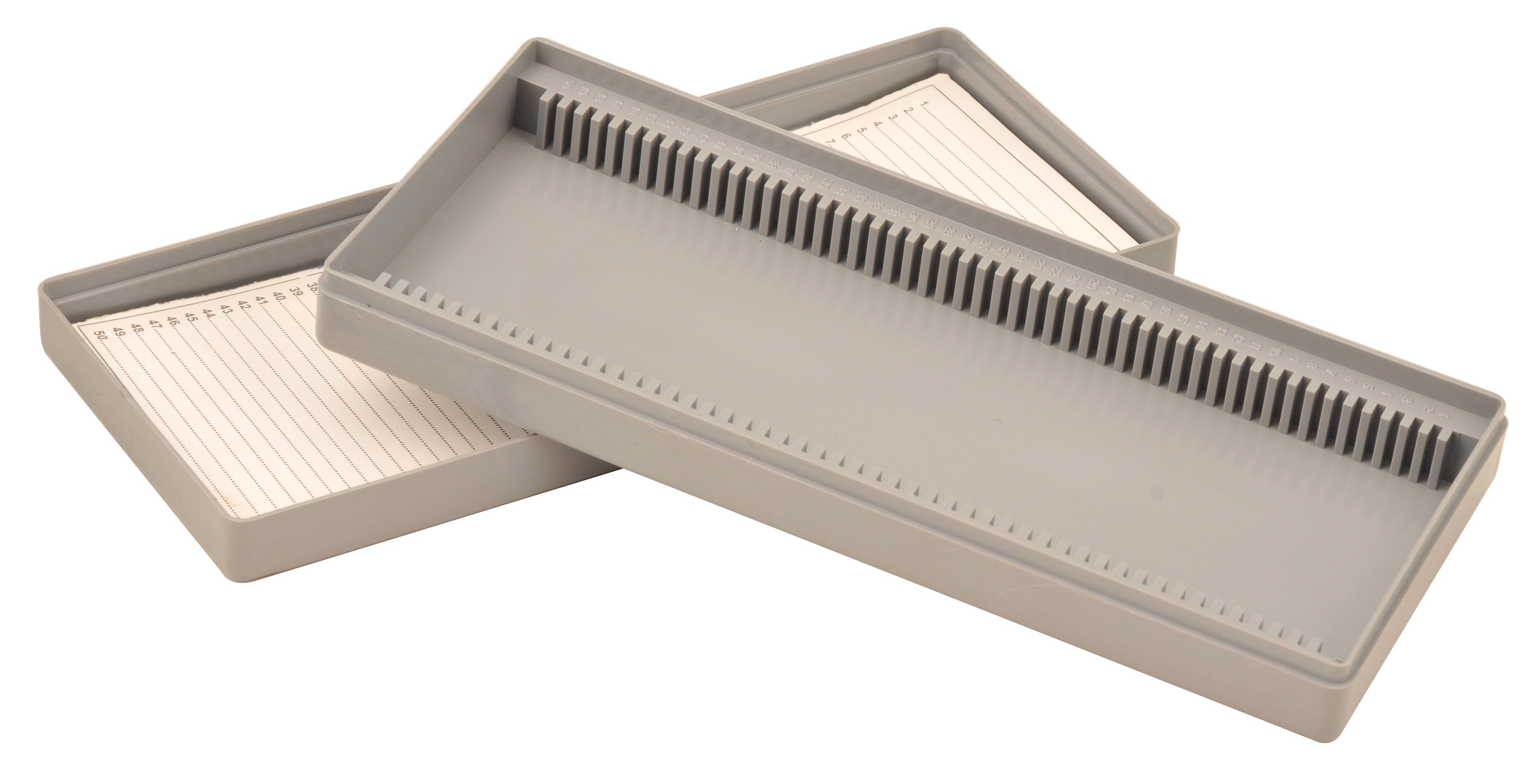 Polystyrene Slide Box for 10 Slides