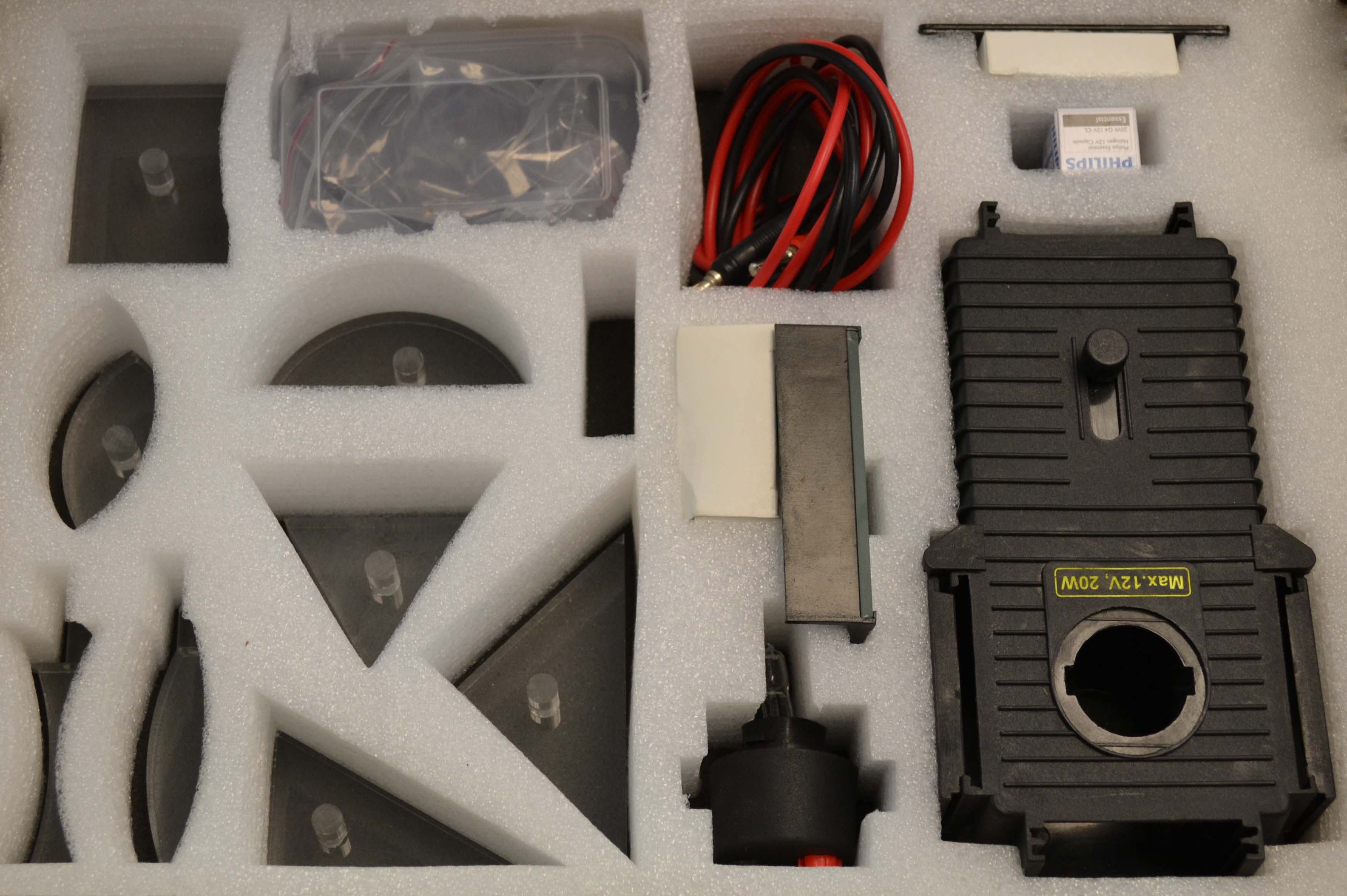 Deluxe Optics Kit with Ray Box, 29 Components
