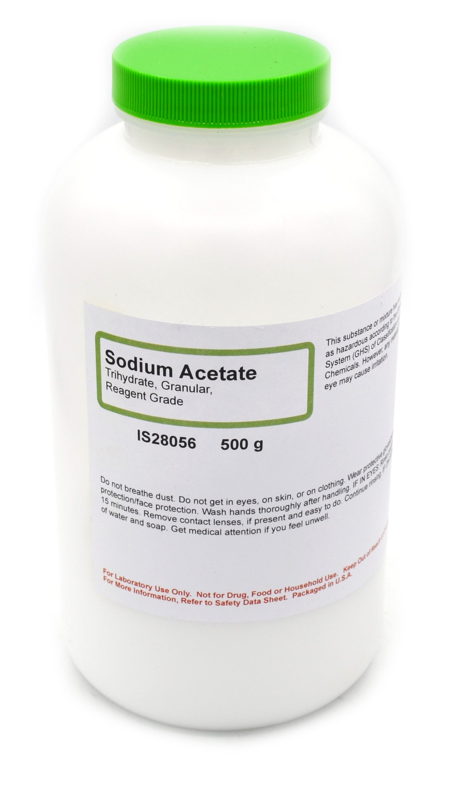 Sodium Acetate Trihydrate, 500g, Reagent Grade