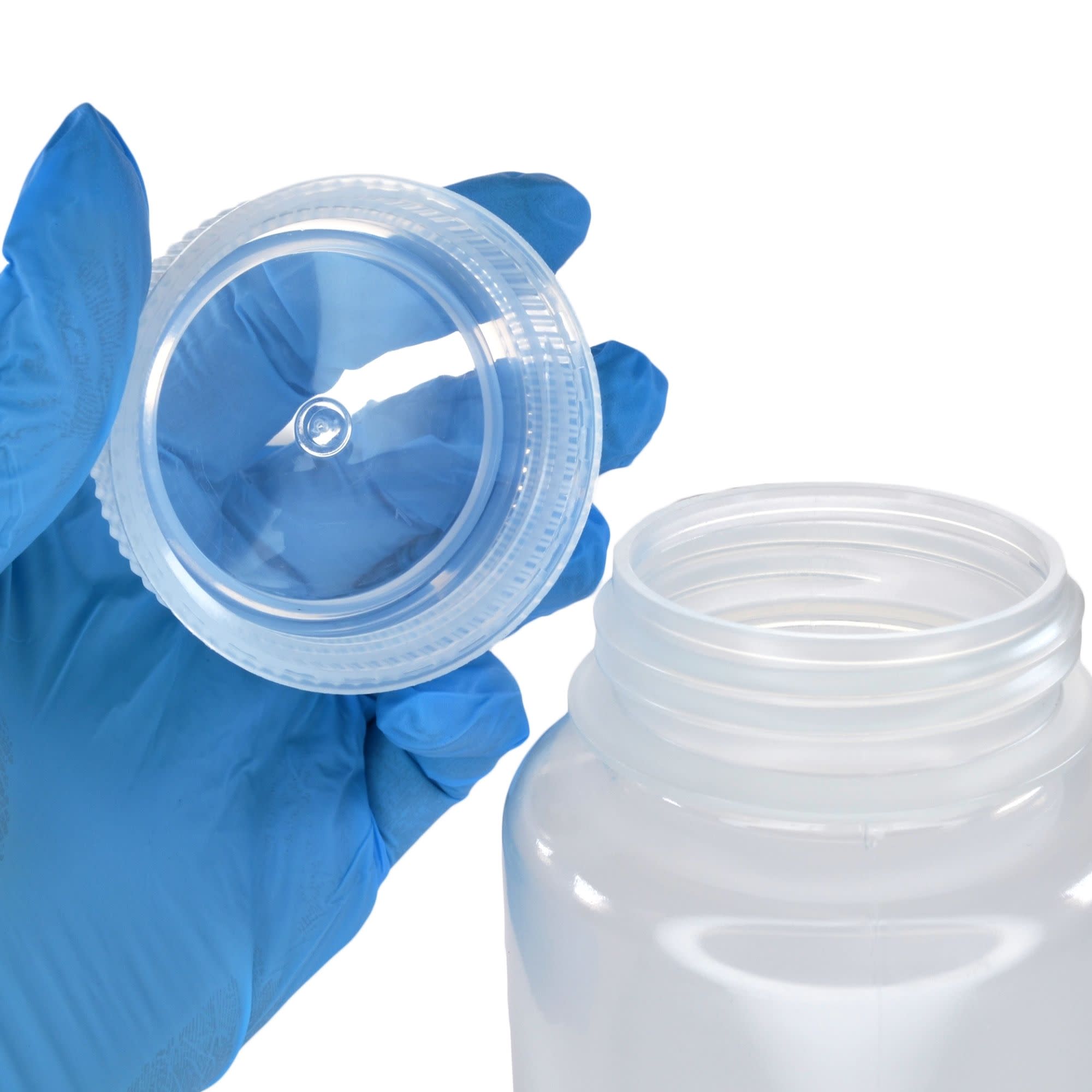 125-Bulk Pack Autoclavable Wide Mouth Polypropylene Reagent Bottles, 500mL, 0-135°C
