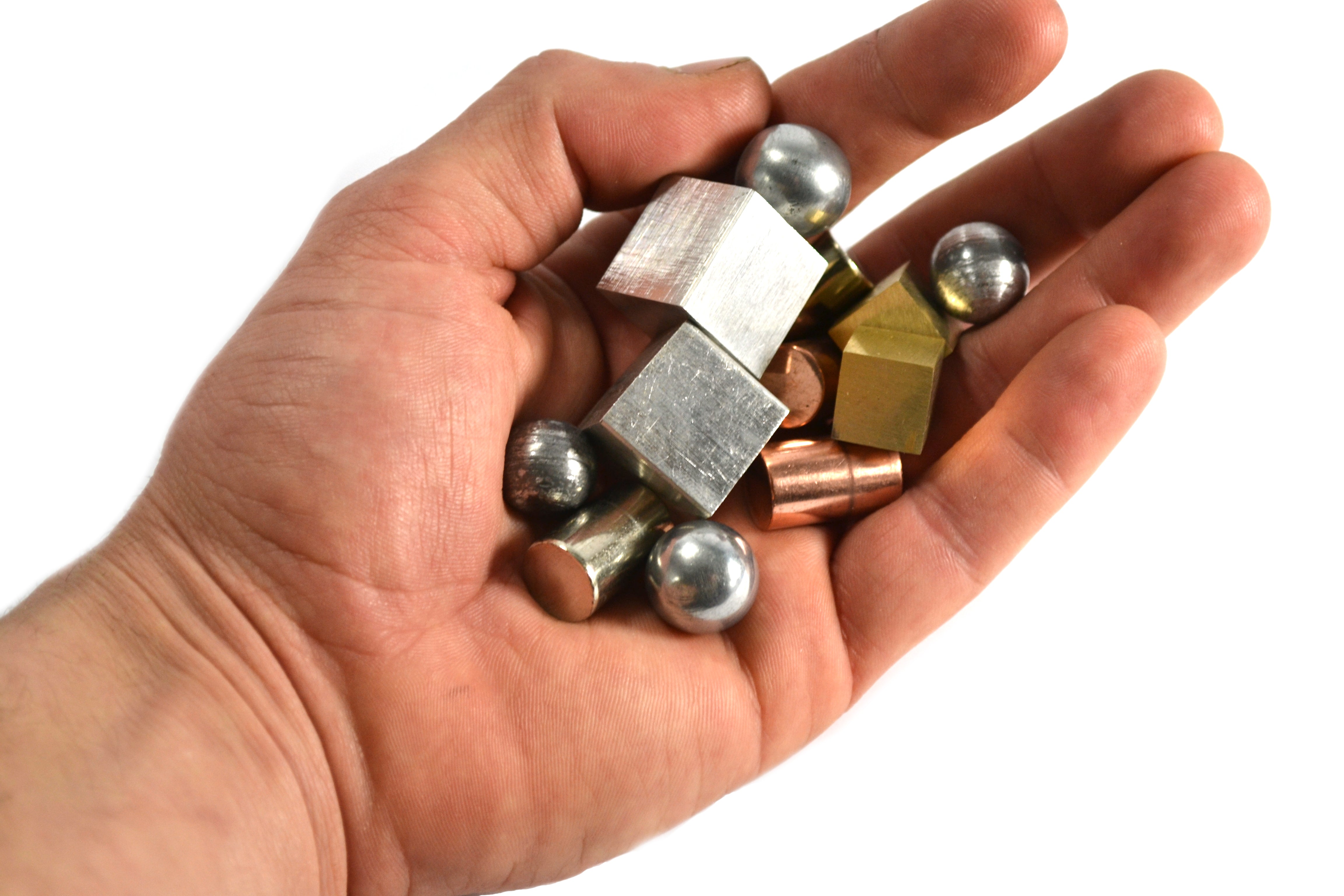 12-Piece Density Metals Variety Set with Assorted Shapes