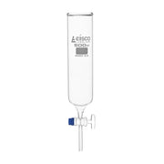 Open Top Cylindrical Dropping Funnel with Glass Key Stopcock, 500mL, Ungraduated, Borosilicate Glass