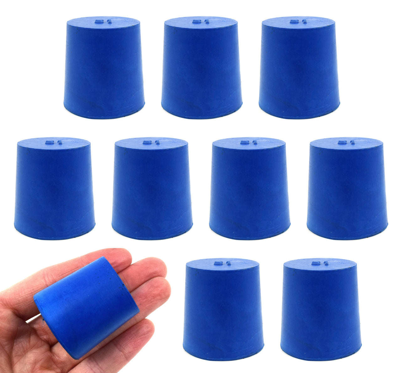 Solid Neoprene Stopper, 10-Pack