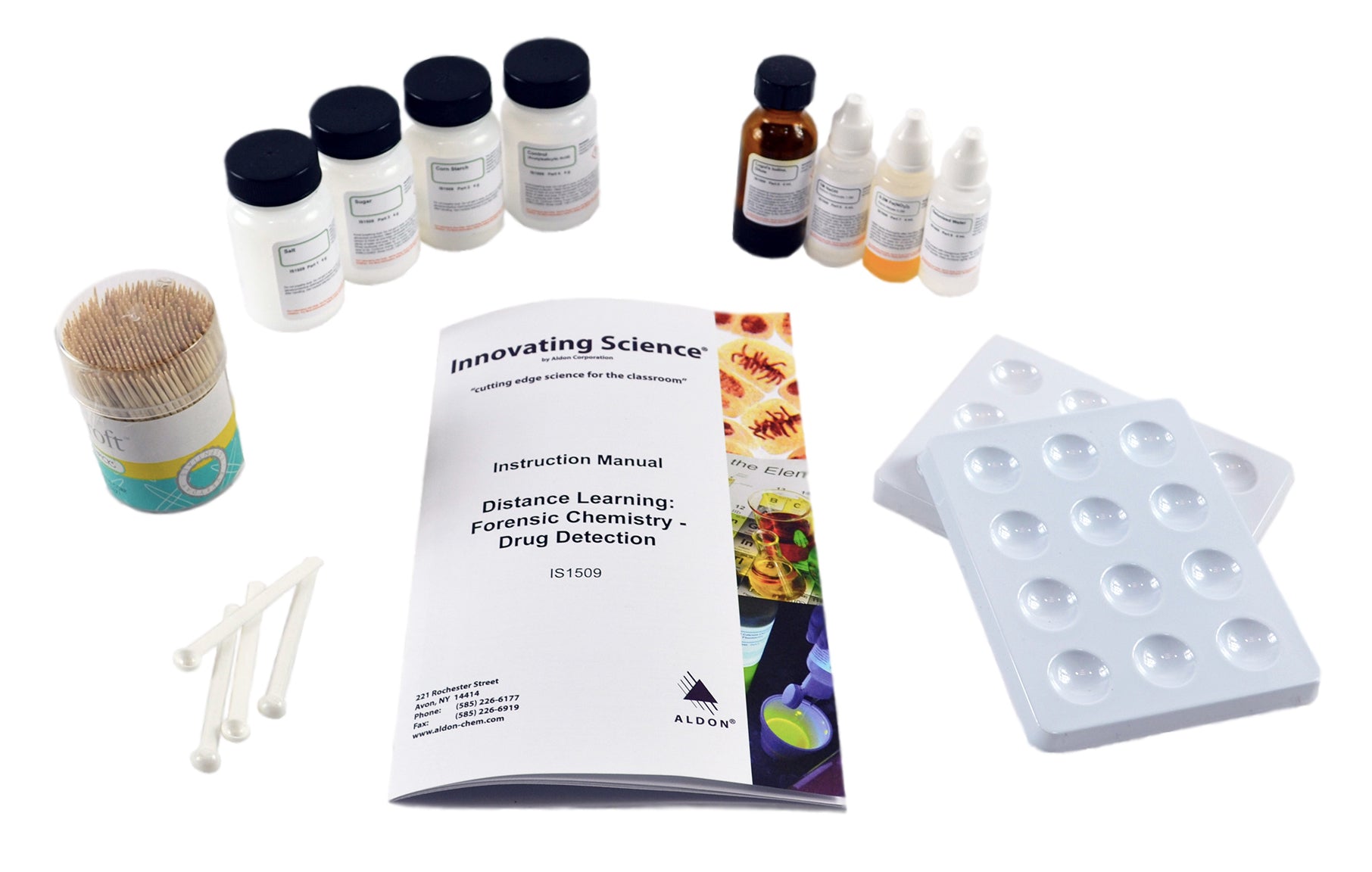 Forensic Chemistry and Drug Detection Distance Learning Kit