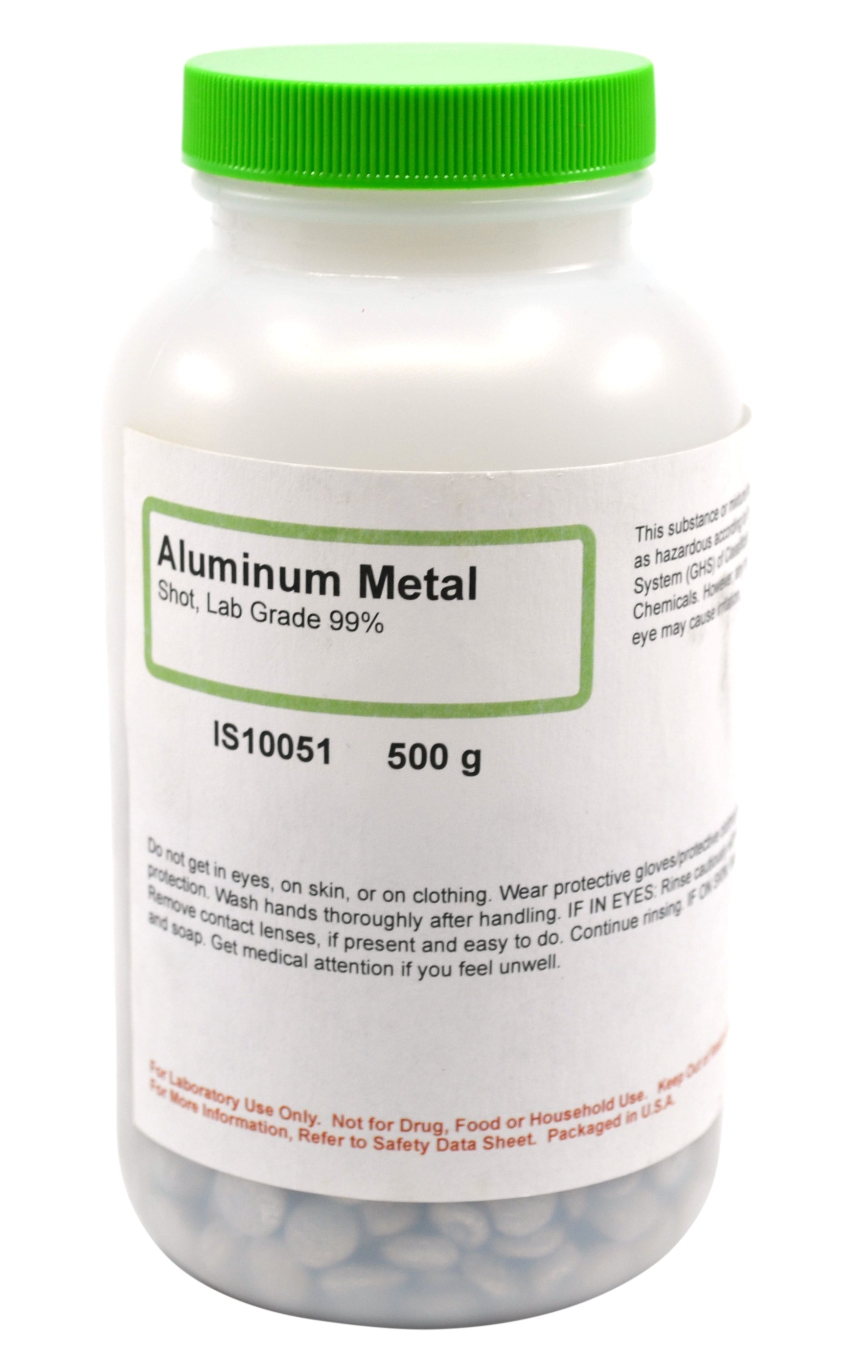 99% Aluminum Metal Shot, 500g
