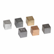 Density Cube Set, 6 Metals, 10mm
