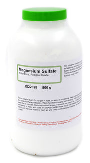 Anhydrous Magnesium Sulfate, 500g, Reagent Grade