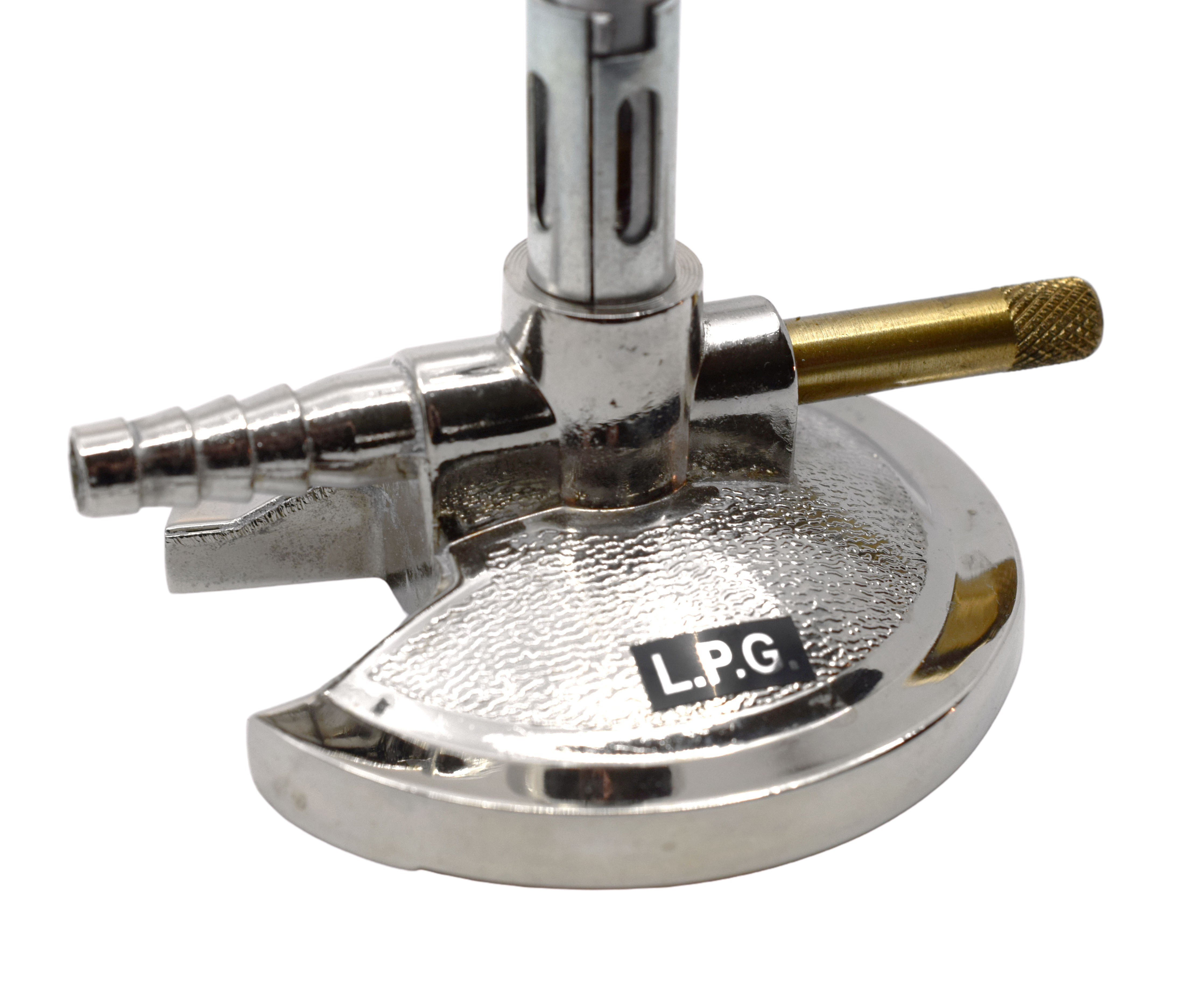 Micro Bunsen Burner with Needle Valve and Flame Stabilizer, LPG