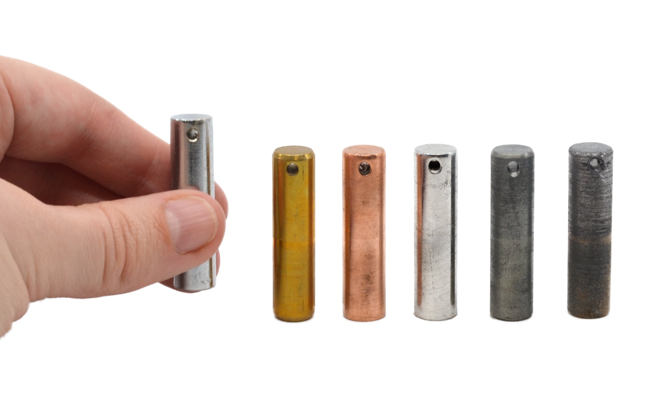 Specific Heat Metal Cylinder Set, 6 Metals