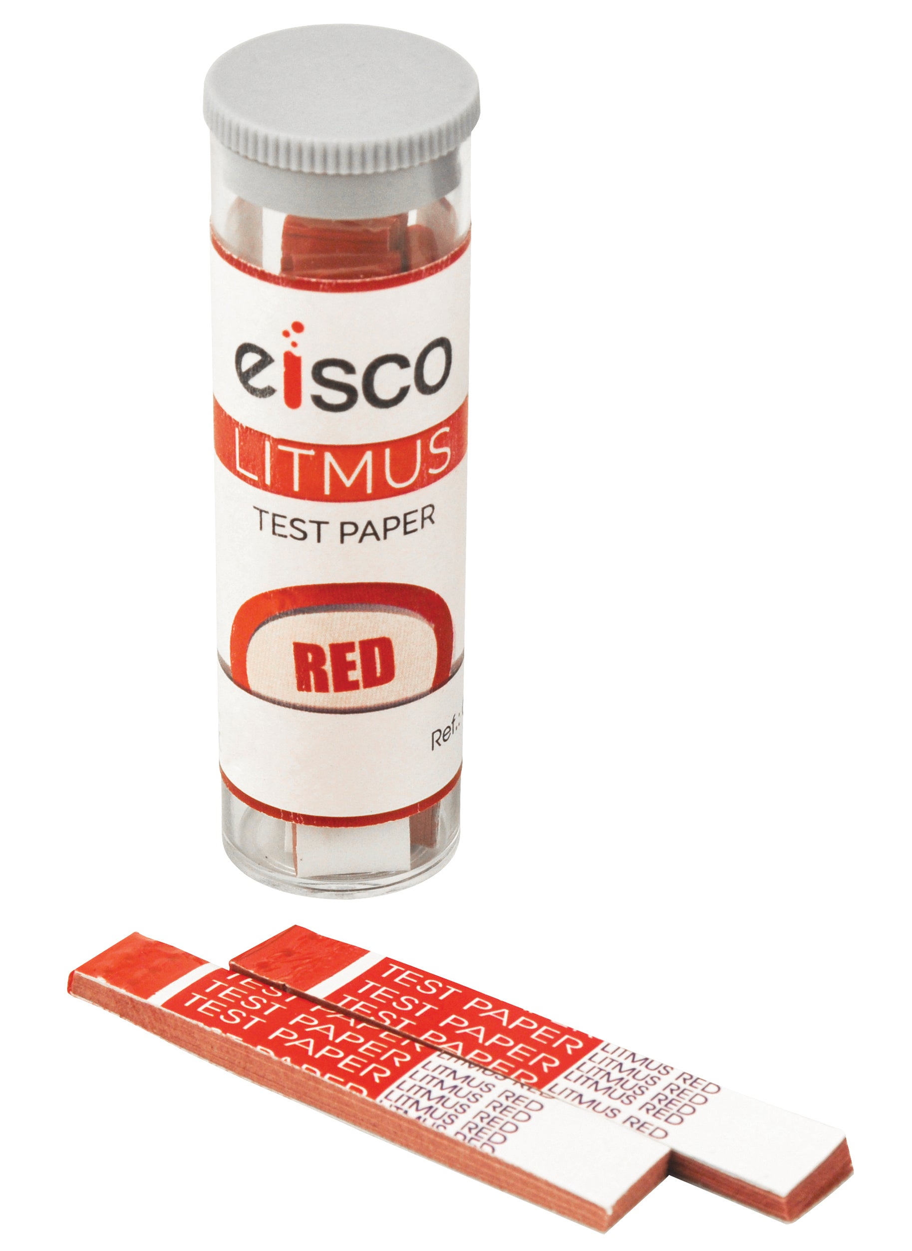 Red Litmus Test Strips with Container, 100-Pack