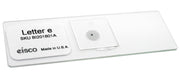 Letter 'e' Prepared Microscope Slide for Introductory Microscopy