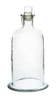 Borosilicate Glass Bell Jar, 20 x 10cm