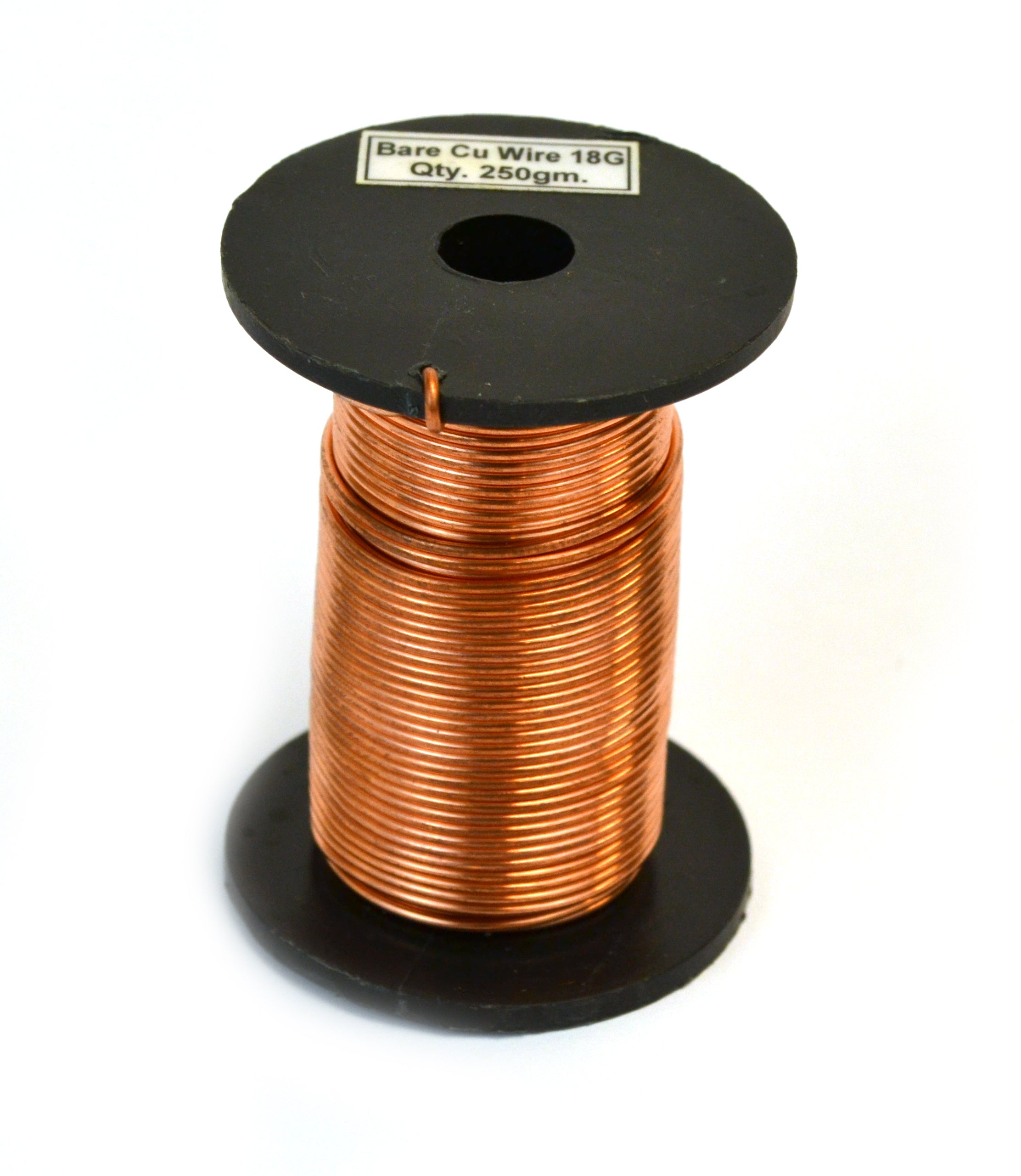 18 SWG Bare Copper Wire, 80ft Reel (1.2mm Dia)