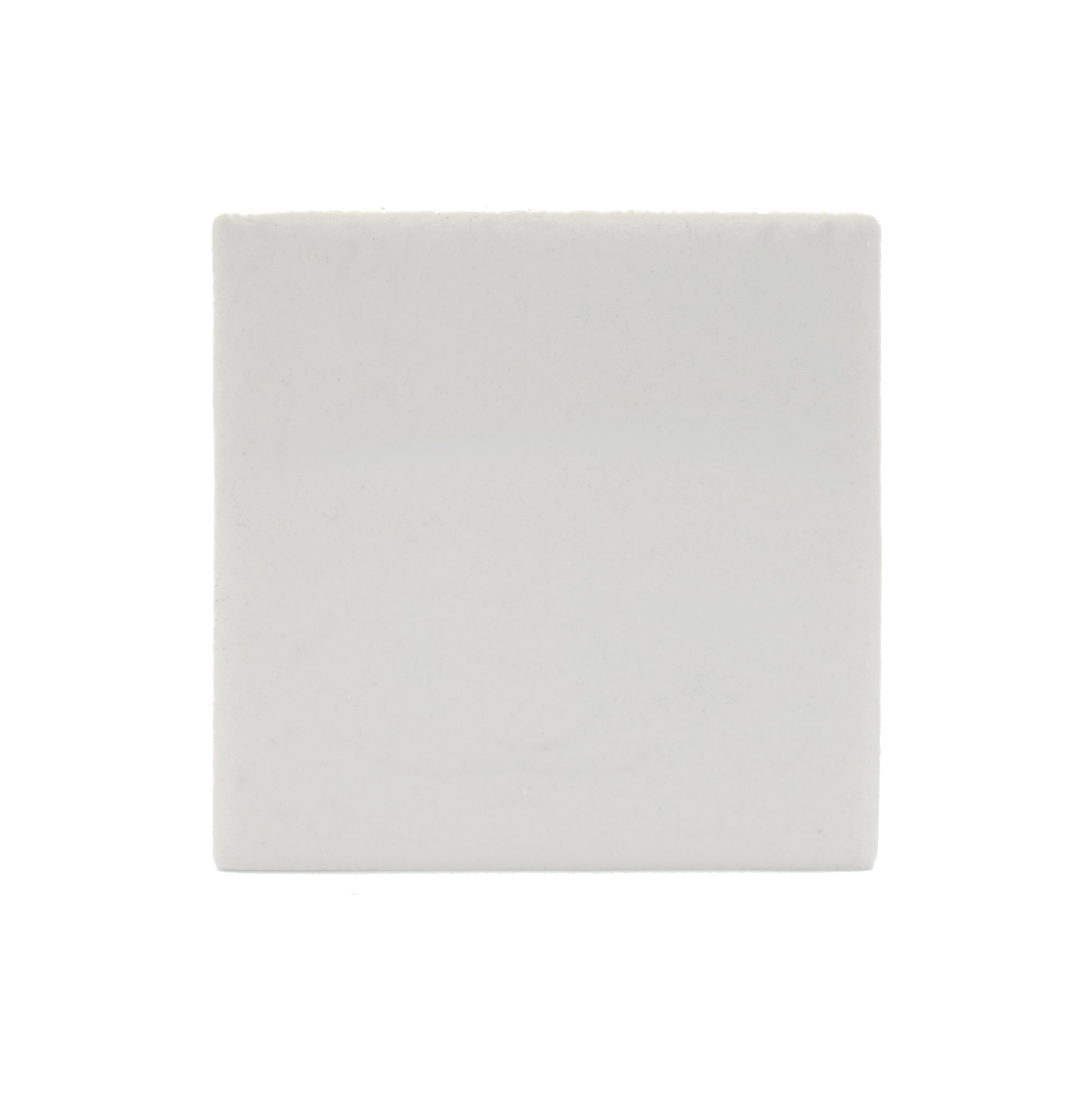 Off-White Unglazed Porcelain Streak Plate for Rock and Specimen Testing