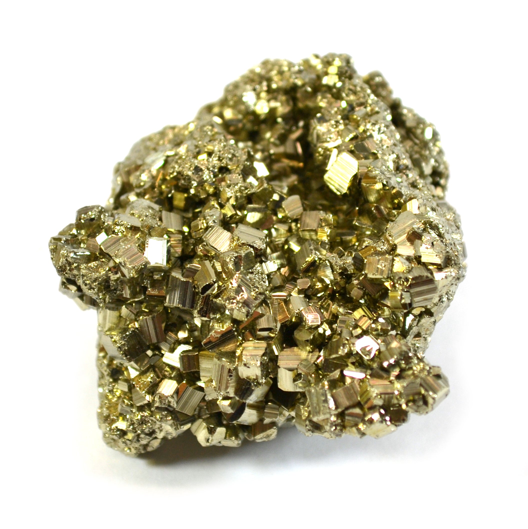 Crystalline Pyrite Specimen with 2-10mm Crystals, 1.5-2 inch