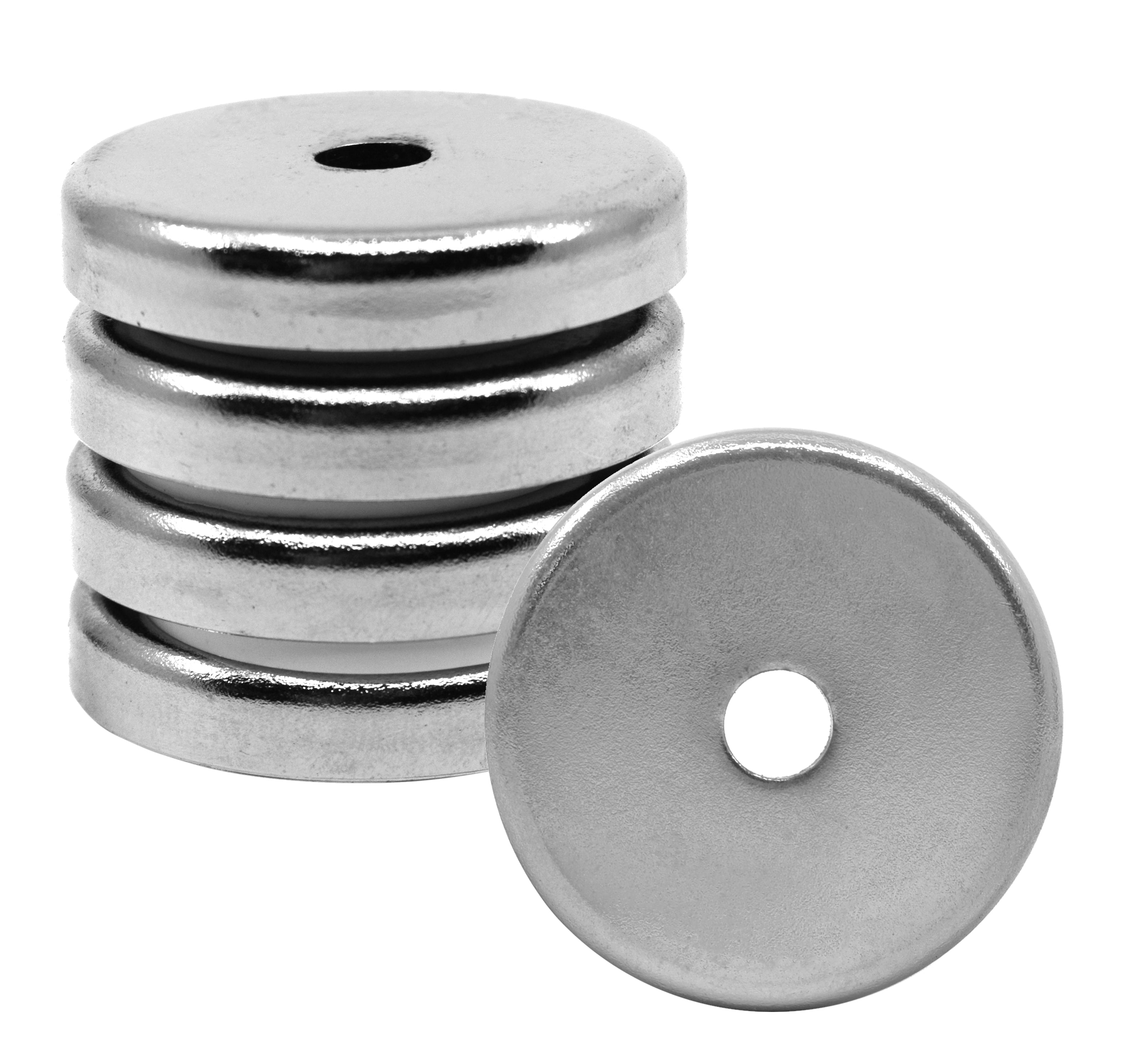 Round Base Magnetic Assembly Set, 1.375 x 0.25", 5-Piece