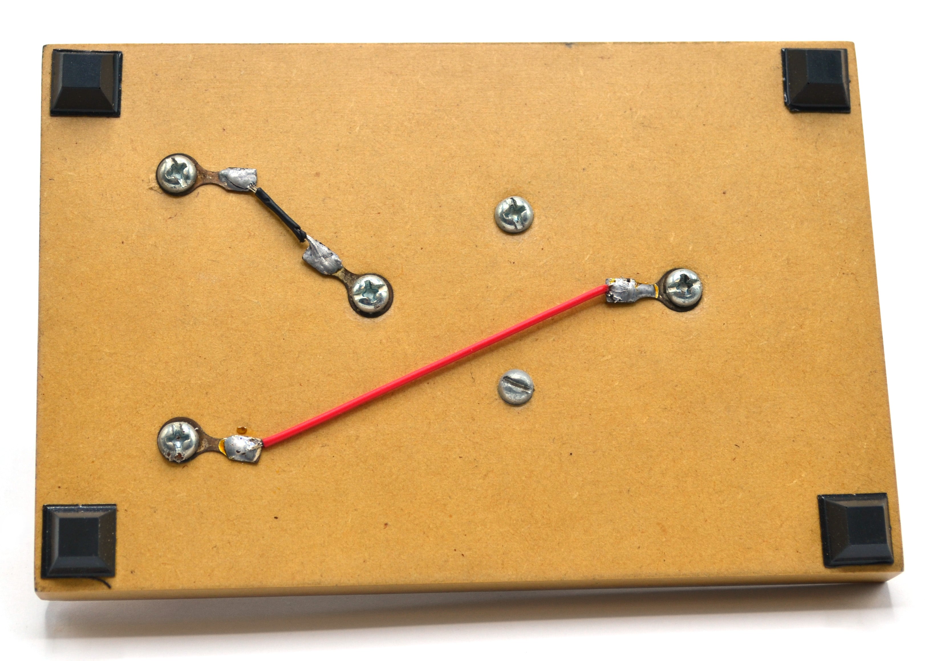 Morse Code Key on Wooden Base with 4mm Terminals