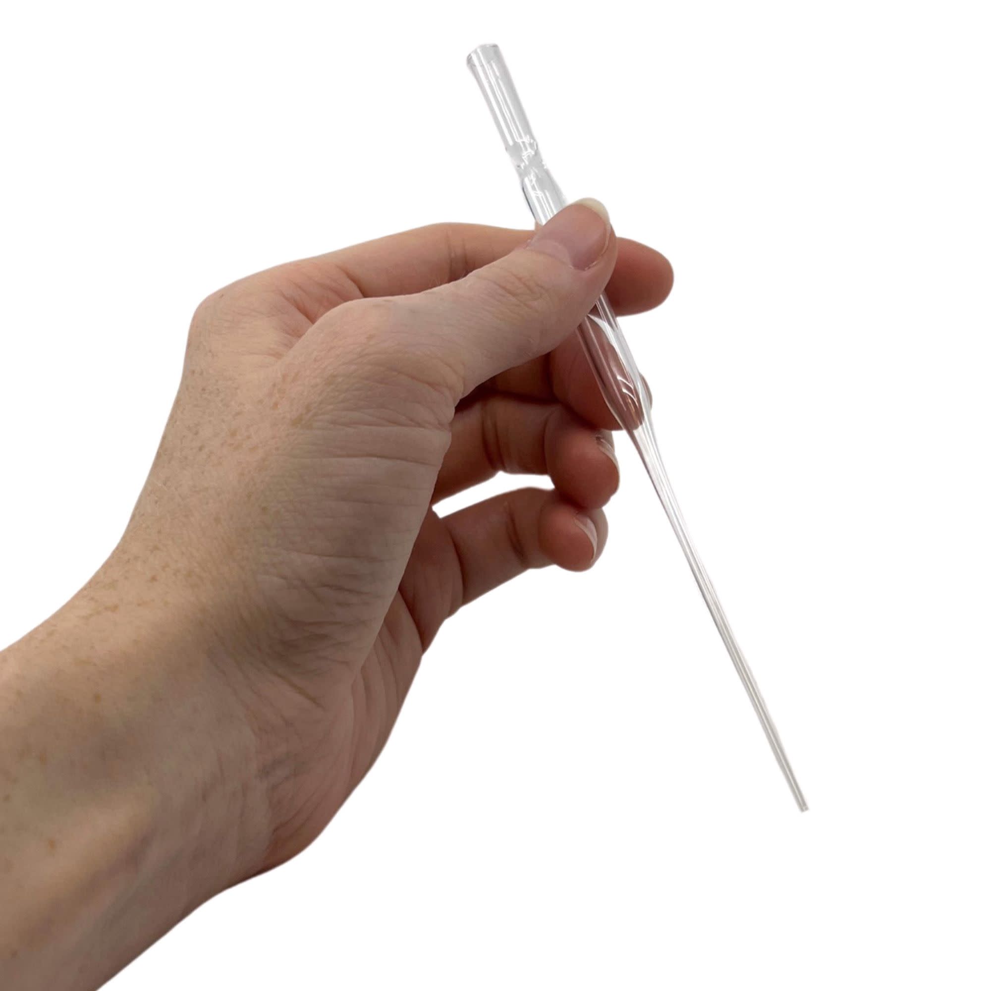 250-Pack Disposable Pasteur Pipettes, No Teat, Soda Glass