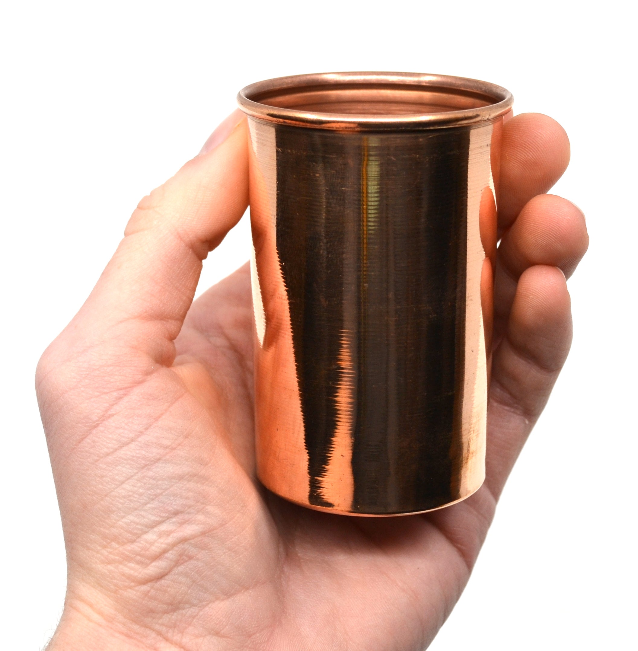Copper Calorimeter Inner Vessel with Parallel Sides, 3 x 2"